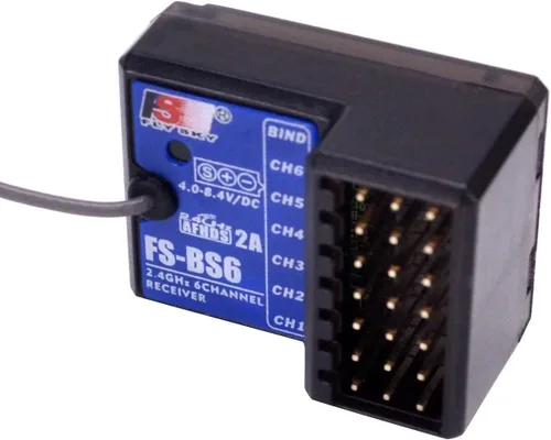 Miniatura 7 de FlySky Receptor FS-BS6 2.4Ghz 6CH AFHDS2 para Flysky FS-GT5 RC Transmisor de barco de coche