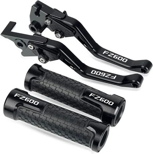 DOUKI Para Yamaha FZ600 1987 1989 1988 FZ 600 FZ600 empuñaduras de motocicleta Manillar CNC Aluminio Ajustable Palancas de embrague de freno Palanca