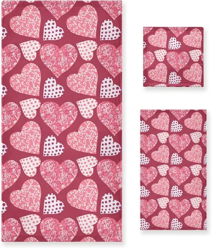 Miniatura 18 de Pfrewn Juego de 3 toallas de baño con diseño de flores de cerezo con flores de cerezo, toallas de baño suaves y absorbentes, toallas de mano