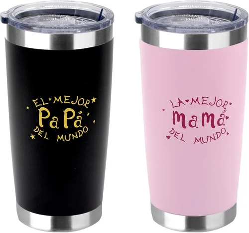 Miniatura 12 de Ezprogear Vaso delgado Greatest Mama La Mejor Mama Del Mundo de 26 oz (26 oz, Pink Mama)