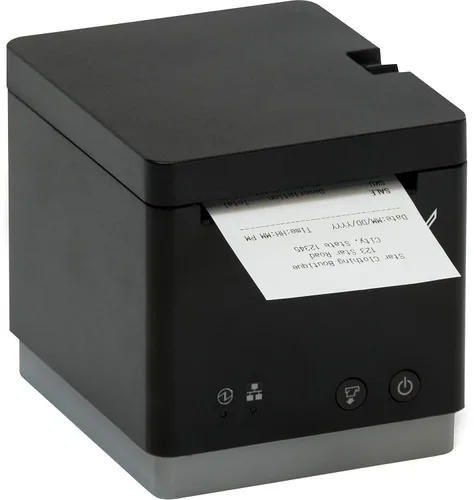 Star Micronics mC-Print2 - Impresora térmica POS Ethernet (LAN) / USB de 2 pulgadas con CloudPRNT, cortador y fuente de alimentación externa, color