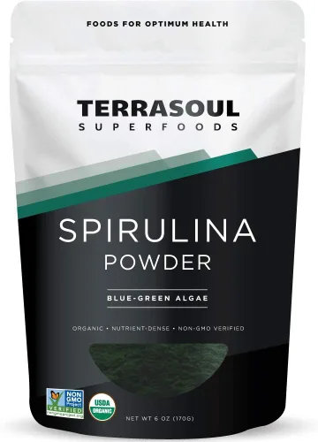 Espirulina orgánica en polvo Terrasoul Superfoods
