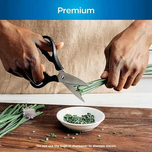 Miniatura 6 de Ninja K52015 Foodi NeverDull - Sistema de cuchillos prémium de 15 piezas, bloque de la serie de madera, acero inoxidable alemán, con afilador Bloque