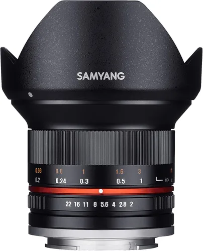 Miniatura 2 de Samyang SY12M-FX-BK - Lente ultra gran angular F2.0 de 0.472 in para cámaras Fujifilm X-Mount, color negro