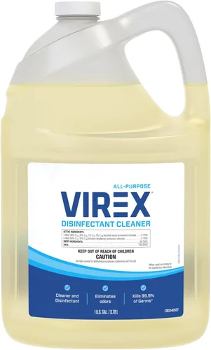 Miniatura 8 de VIREX Diversey CBD540540 Limpiador desinfectante líquido multiusos, mata el 99.9% de los gérmenes y elimina olores, aroma a limón, spray listo