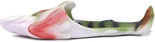 Miniatura 5 de Pantuflas unisex de pescado, sandalias de lubina, pantuflas de animales y peces