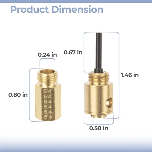 Miniatura 2 de LPKIT-3/XAA LP Kit de conversión de gas natural a propano líquido de repuesto para secadora Samsung, pieza de repuesto de latón 100% puro