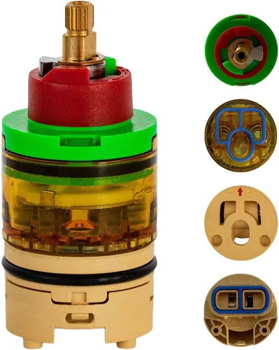 FlowRite Reemplazo 95-152/95-154 Gerber SafeTemp 2 Conjunto de cartucho de ducha de una sola manija para GS-105