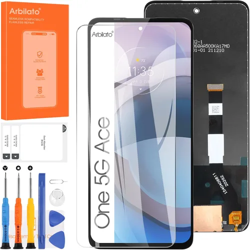 Pantalla para Motorola Moto One 5G Ace reemplazo de pantalla, pantalla LCD XT2113, digitalizador, vidrio y herramientas, compatible con Moto One 5G
