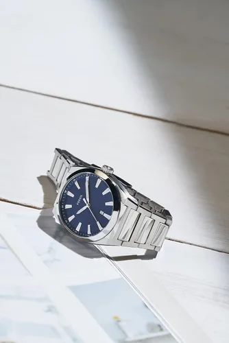 Miniatura 6 de Fossil Everett - Reloj de cuarzo de acero inoxidable para hombre