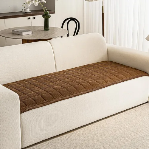 Miniatura 16 de Fundas para brazos de sofá, funda suave para respaldo reclinable, lavable, fundas gruesas y mullidas para reposabrazos de sofá, fundas protectoras