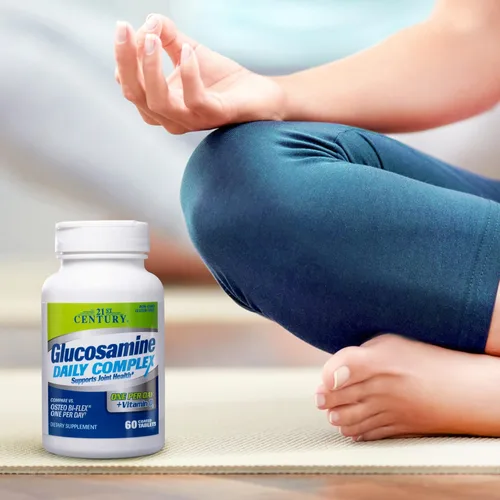 Miniatura 4 de 21st Century Glucosamine Daily Complex Plus D Tabletas, 60 unidades (27708)