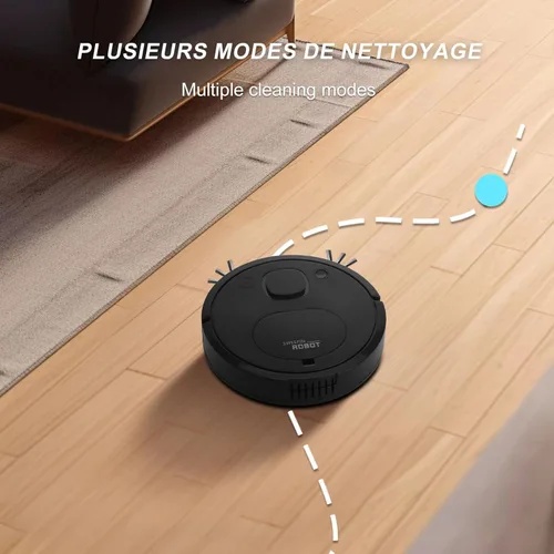 Miniatura 6 de Robot aspirador y trapeador, robot aspirador avanzado para evitar obstáculos, diseño delgado de robot aspiradora, ideal para pelo de mascotas