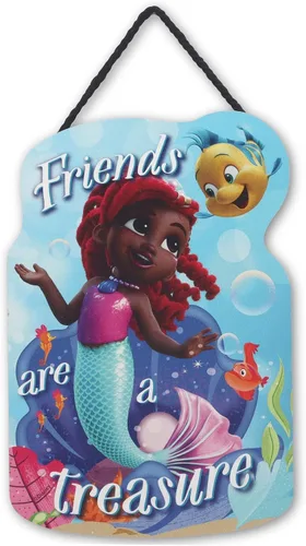 Miniatura 14 de Disney Wish Friends Are Magical - Decoración de pared de madera colgante – Adorable letrero de deseos para dormitorio de niños o sala de juegos Aqua