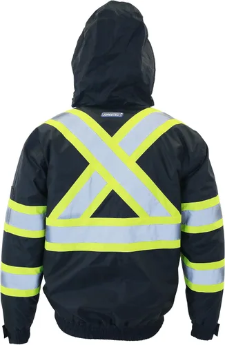 Miniatura 9 de JORESTECH Chaqueta de seguridad reflectante ANSI/ISEA 107-2015 y CSA Z96 compatible con la chaqueta de trabajo Naranja