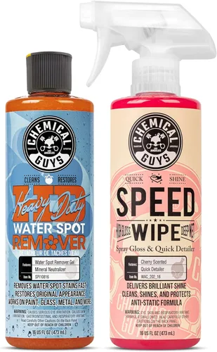 Miniatura 8 de Chemical Guys Kit para eliminar manchas de agua resistente para pintura, vidrio y metal: elimina residuos minerales y acumulación superficial