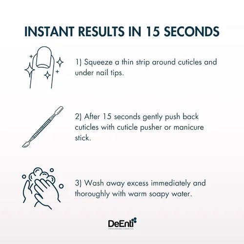 Miniatura 4 de DeEnti Gel removedor de cutículas instantáneo, eucalipto, botella de 8 onzas, suavizante profesional de cutículas, suministros de manicura