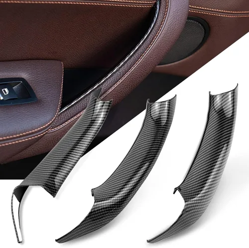 Miniatura 9 de Jaronx Compatible con fundas de manija de puerta BMW X3 F25/X4 F26, 3 piezas fundas interiores para manija de tirador de puerta para BMW X3 F25