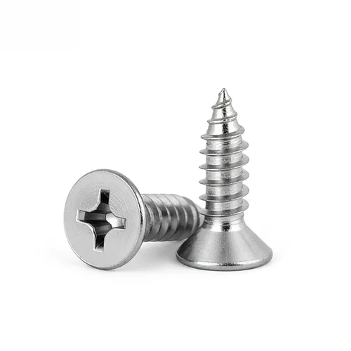 Miniatura 18 de Kit de tornillo y anclaje de madera #4 (420 piezas) – Tornillos autorroscantes Phillips de cabeza plana de acero inoxidable 304 para muebles