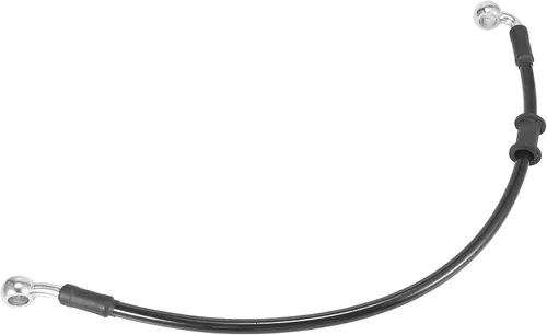 Miniatura 5 de Motoforti Universal 40 cm 15.75" Manguera de Aceite para Freno y Embrague de Motocicleta, Tubo de Línea Hidráulica Reforzada, Acero Inoxidable Negro