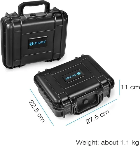 Miniatura 4 de Lekufee Funda rígida impermeable portátil para accesorios DJI Mavic Mini y SE (solo funda, no para Mini 4k/2/3/4)