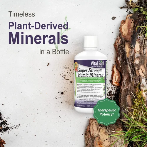 Miniatura 4 de Vital Earth Minerals Minerales húmicos súper fuertes: suplemento de ácido fúlvico con más de 70 oligominerales, electrolitos para desintoxicación