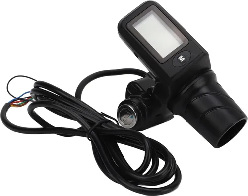 Miniatura 3 de Empuñadura de acelerador de scooter eléctrico, pantalla LCD, acelerador de media torsión para viajeros E Scooter Grip compatible con manillares