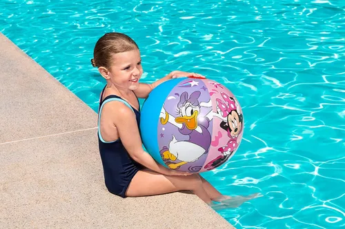 Miniatura 10 de Bestway Disney Junior Mickey & Friends - Pelota de agua inflable para niños, 20.1 in
