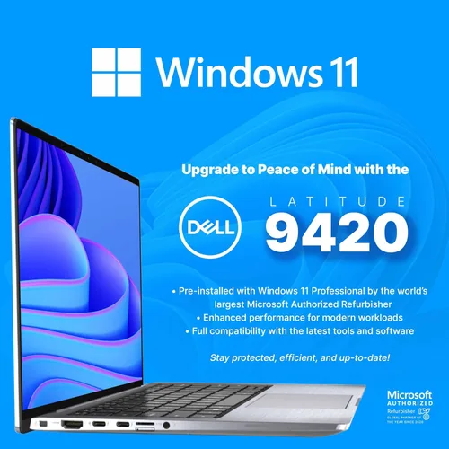 Miniatura 8 de Dell Laptop Latitude 9420 LCD FHD de 14 pulgadas Intel Core i7 de 11.ª generación 16 GB de RAM SSD de 512 GB Teclado retroiluminado