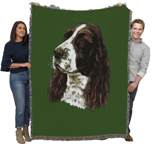 Miniatura 20 de Pure Country Weavers Manta con diseño de Springer Spaniel inglés "I Love My English Springer Spaniel", regalo para los amantes de los perros, manta