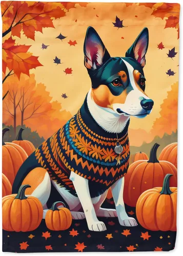 Miniatura 78 de Caroline's Treasures DAC1001GF Affenpinscher - Bandera decorativa para jardín de otoño, decoración para patio exterior, patio, parterres