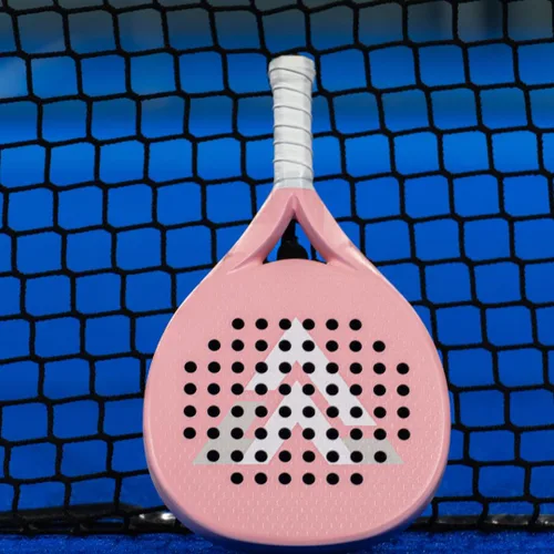 Miniatura 7 de VALA Una pala de pádel: fibra de carbono ligera, diseño absorbente de golpes, forma redonda, textura de agarre extra para giro y control, Pala