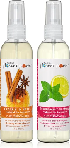 Miniatura 16 de Ambientador en aerosol Natural Flower Power - Eliminador de olores con aceites esenciales - Para el hogar, el auto y la tela - Sin crueldad y vegano