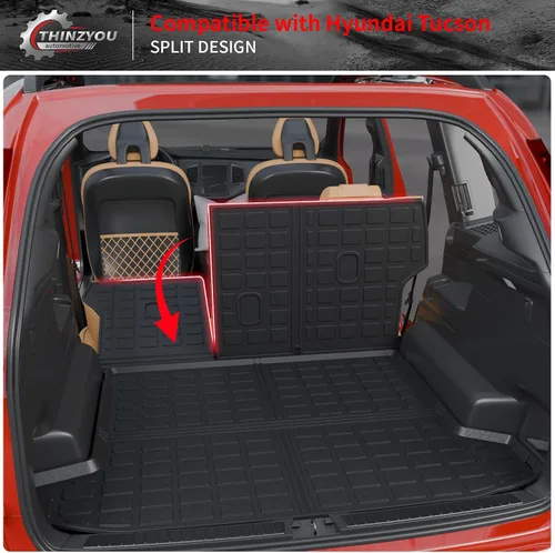 Miniatura 8 de Alfombrillas compatibles con Toyota 4 Runner 2013-2024, 7 asientos, forro de carga, forro para maletero, protectores para asiento trasero