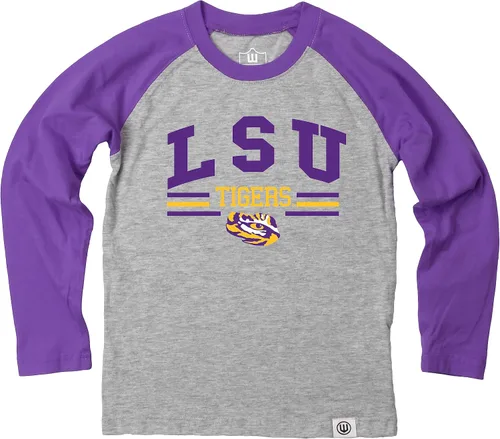 Miniatura 3 de Wes and Willy NCAA playera raglán de manga larga para niños