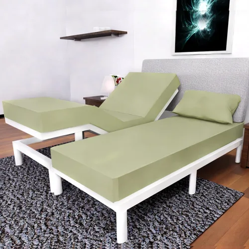 Miniatura 17 de Top Split King - Juego de sábanas para cama ajustable, 4 piezas con bolsillos profundos, sábanas de microfibra de doble cepillado, sábana bajera