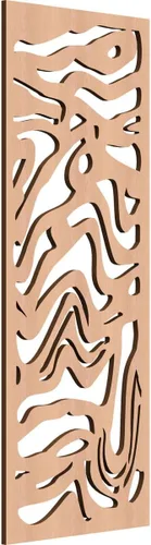 Miniatura 8 de 9 3/8"W x 24 3/8"H x 1/4"T Northfield Decorativos Paneles de Pared de Madera Calado, Abedul