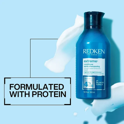 Miniatura 5 de Redken Extreme - Acondicionador para cabello dañado - Fortalece y protege el cabello dañado, infundido con proteínas