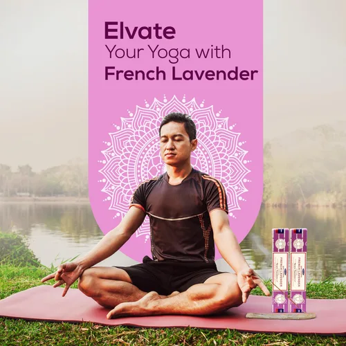 Miniatura 6 de Satya - Varillas de incienso de lavanda francesa, Satya sai Baba Insenses 15 gmx3 (45 gm) paquete con soporte de incienso Raajsee, incienso natural