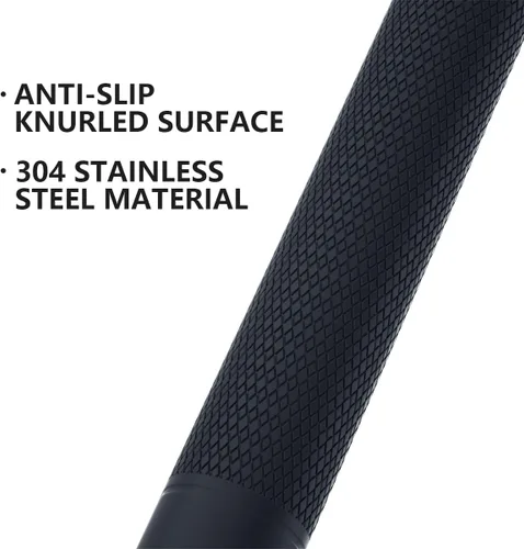 Miniatura 3 de Munzong - Paquete de 2 barras de agarre antideslizantes de 24 pulgadas para ducha, color negro aceitado de 1.25 pulgadas de diámetro, barra