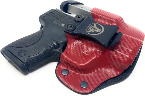 Miniatura 7 de Cardini Leather USA IWB Cáscara X Series Hybrid Kydex y funda de cuero - Transporte oculto, dentro de la cintura con bolsa para revistas