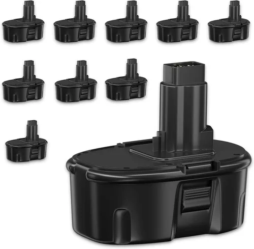 Miniatura 10 de PDstation Paquete de 2 baterías de repuesto de 4800 mAh DC9096 para Dewalt de 18 V, compatible con Dewalt batería de 18 voltios DC9098 DC9099 DC970