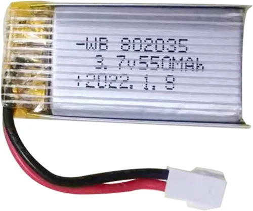 Miniatura 6 de Batería de 3.7V 500mAh 802035 para drones de alto aumento para accesorios modelo de avión