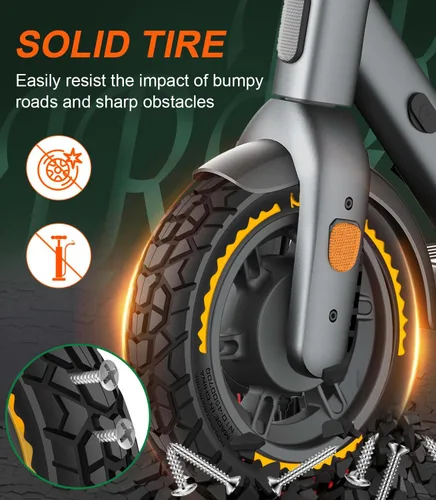 Miniatura 6 de BANGTING 2 piezas de actualización de neumáticos sólidos 50/75-6.1 para scooter todo terreno, neumáticos sin cámara de 8.5x2 pulgadas para Gotrax