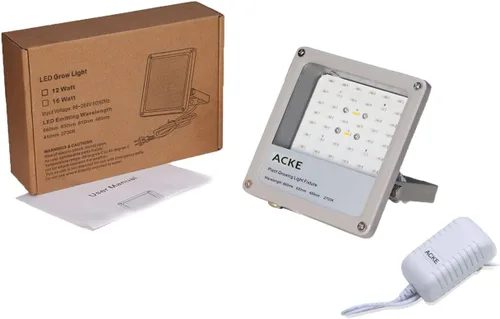 Miniatura 5 de ACKE Luces LED de Crecimiento de Espectro Completo, Luces de Plantas, Lámparas de Cultivo 12W para Plantas de Interior, Hidropónica