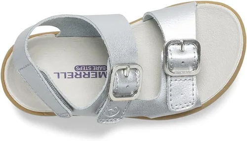 Miniatura 4 de Merrell Sandalia unisex para niños Bare Steps, plateado