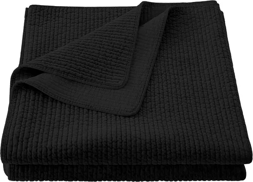 Miniatura 13 de HiEnd Accents - Edredón de terciopelo de algodón lavado a la piedra, tamaño Queen, color verde helecho, ropa de cama clásica tradicional de lujo