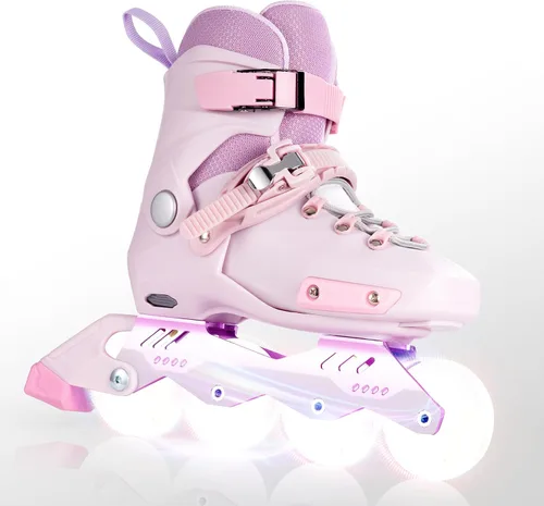 SWAY Patines en línea ajustables para niños, adolescentes y adultos, ruedas iluminadas de alto rendimiento, patines en línea ideales para niños y