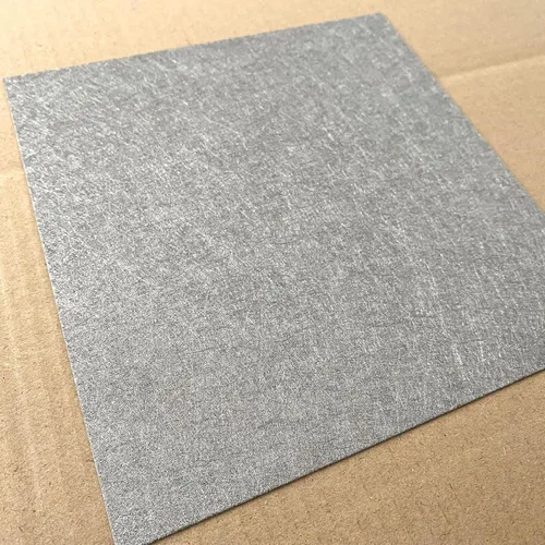 Miniatura 4 de Fieltro de fibra de titanio para pequeña máquina de absorción de hidrógeno 0.6/0.031 in Porosidad de espesor 60%-70% con alta porosidad, buena