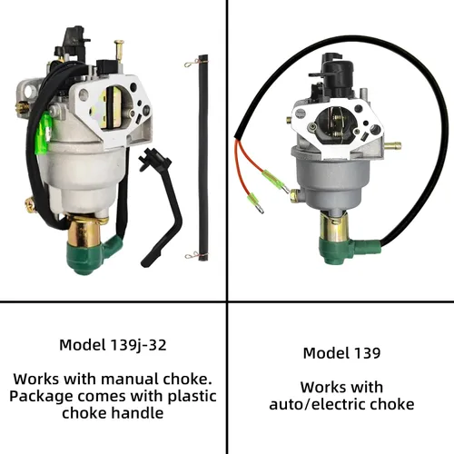 Miniatura 2 de Carburador eléctrico auto 16100-ZE3-704 para Honda EB5000X EB6500X EB6500SX EM5000SX EW171 generador con filtro de aire con filtro de combustible